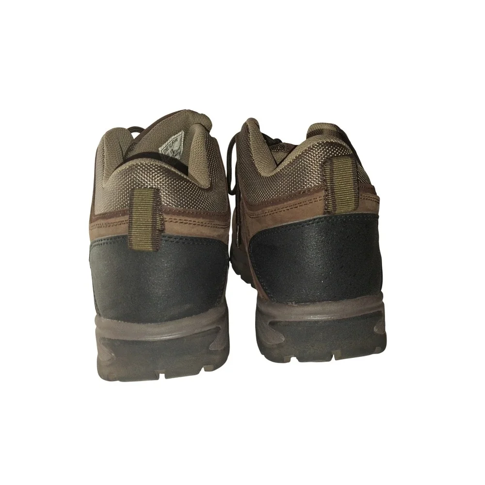 Work Master Mens Brown Leather Waterproof Hiking Work Boots SC-0812-FR Size 12M